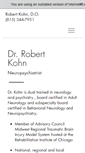 Mobile Screenshot of kohnbrainclinic.com